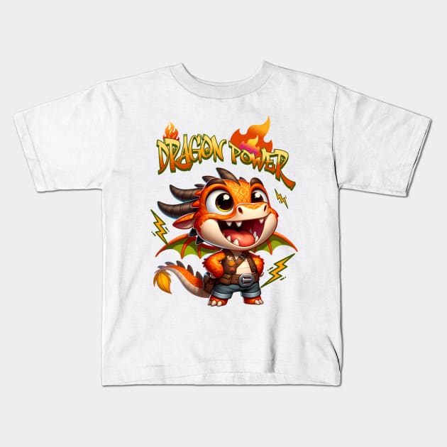 Funny chinese new year of the dragon 2024 Kids T-Shirt by BrisaArtPrints